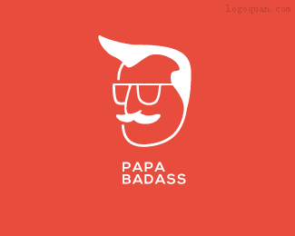 PAPA BADASS标志设计