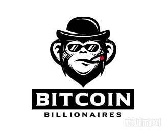 Bitcoin Billionaires比特币亿万富翁logo设计欣赏