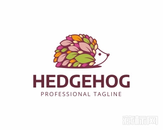 Hedgehog Leaves刺猬logo设计欣赏