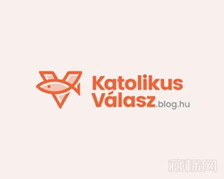 Katolikus Valasz鱼logo设计欣赏