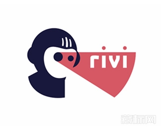 rivi机器人logo设计欣赏