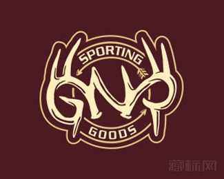 GNR Sporting Goods运动食品logo设计欣赏