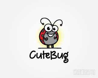 Cute Bug消灭瓢虫logo设计欣赏