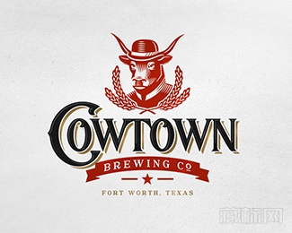 Cowtown牛标志设计欣赏
