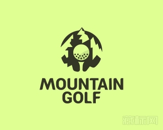 Mountain Golf高尔夫logo设计欣赏