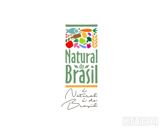 Natural do Brasil标志设计欣赏