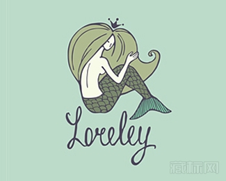 Loreley美人鱼logo设计欣赏