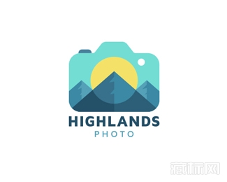 Highlands Photo标志设计欣赏