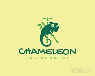 Chameleon Environment变色龙标志设计欣赏