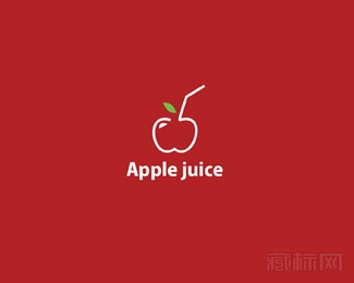 Apple juice苹果标志设计欣赏