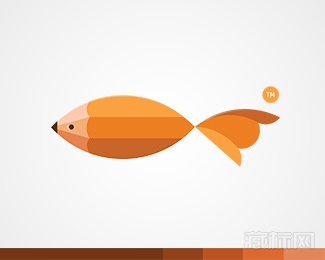 Creative Fish鱼logo设计欣赏