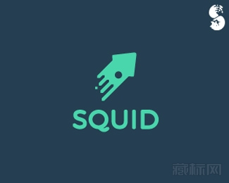 SQUID火箭logo设计欣赏