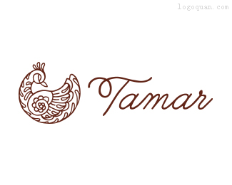 Tamar手绘店LOGO