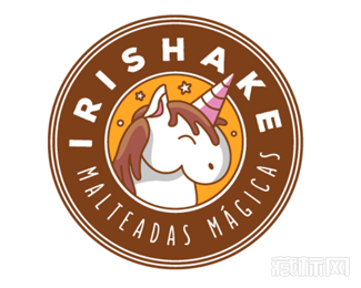 Irishake独角兽logo设计欣赏