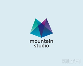 Mountain Studio山工作室标志设计欣赏