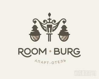 Roomburg天平与路灯logo设计欣赏