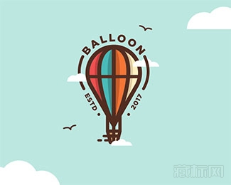 Balloon热气球标志设计欣赏