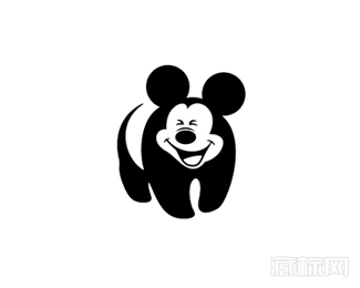 ponda熊和米老鼠logo图片