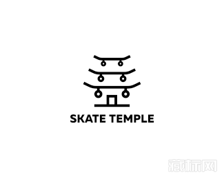 Skate Temple标志设计欣赏