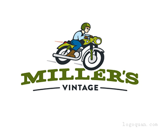 米勒老式摩托车