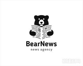 BearNews熊新闻标志设计欣赏