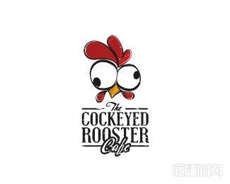 COCKEYED ROOSTER CAFE鸡咖啡商标设计