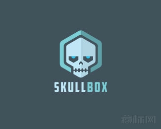 Skullbox骷髅标志设计欣赏