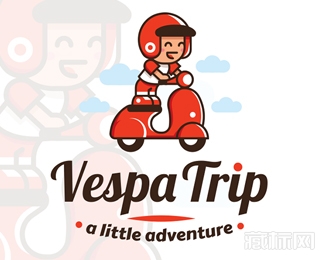 Vespa Trip旅行标志设计欣赏