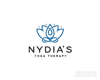 NYDIA’S YOGA THERAPY瑜伽标志设计欣赏