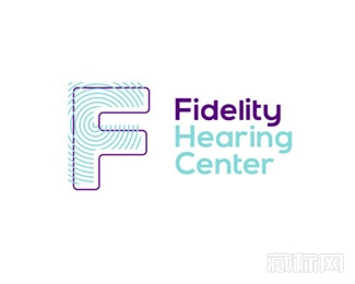 Fidelity hearing center标志设计欣赏