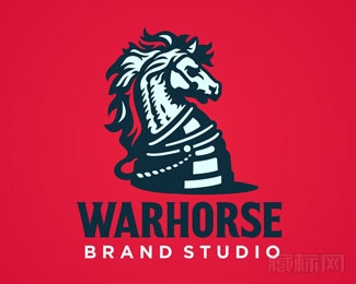 Warhorse Brand Studio马工作室logo设计