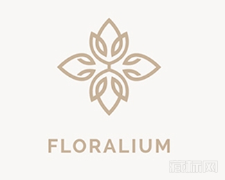Floralium花标志设计欣赏