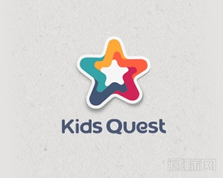 kids quest儿童愿望标志设计欣赏