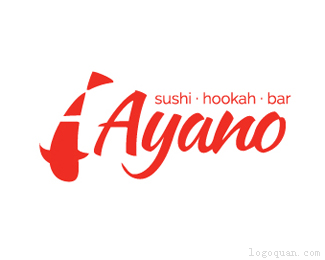 绫野鱼寿司店标志