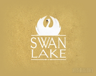 swan lake天鹅标志设计