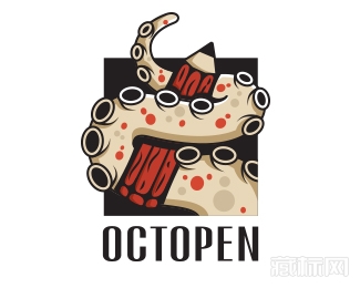 Octopen章鱼logo设计欣赏