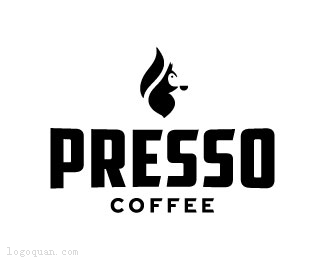 PRESSO咖啡馆logo