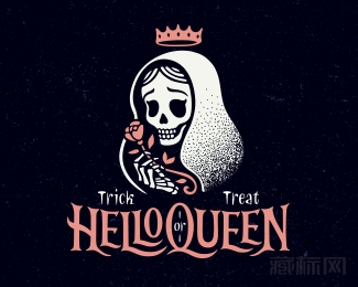 HelloQueen你好女神logo设计欣赏