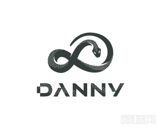 DANNY蛇标志设计