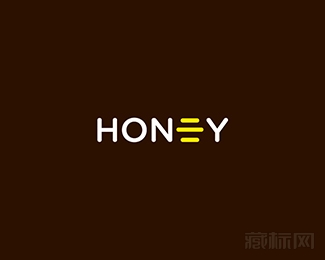 HONEY蜜糖标志设计