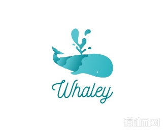 Whaley鲸鱼标志设计欣赏