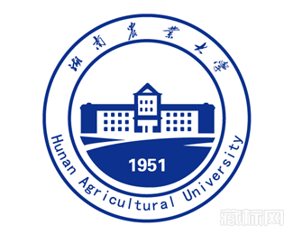 湖南农业大学校徽logo含义【矢量图】