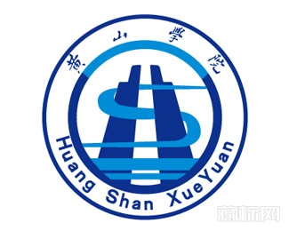 黄山学院校徽logo含义【矢量图】