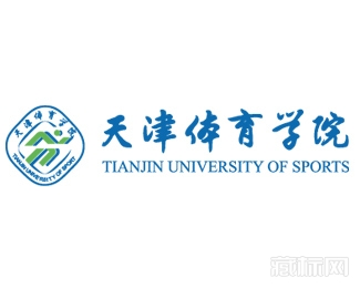 天津体育学院校徽logo含义【矢量图】