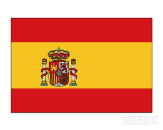 西班牙国旗logo含义【矢量图】