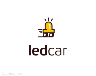 ledcar标志设计