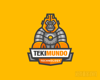 Tekimundo猩猩标志设计