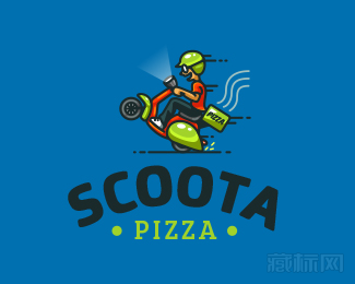 Scoota Pizza披萨外卖商标图片