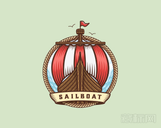 sailboat帆船标志设计