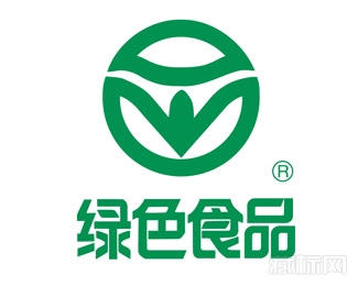 绿色食品（Green food）logo含义【矢量图】